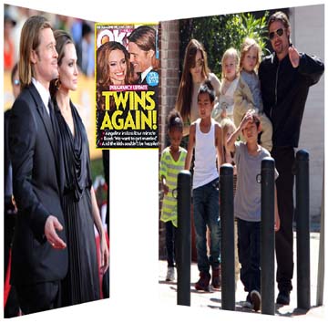Jolie, Pitt & the kids